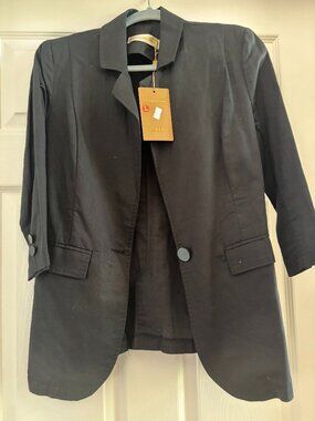 NWT Black Longline Blazer – Size L